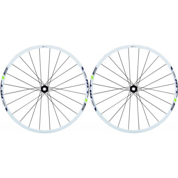 Комплект колес SHIMANO MT15A, ПЕРЕДН. И ЗАДН, 29', C.LOCK, QR, ЦВ. БЕЛ/ЗЕЛ EWHMT15AFR9WC