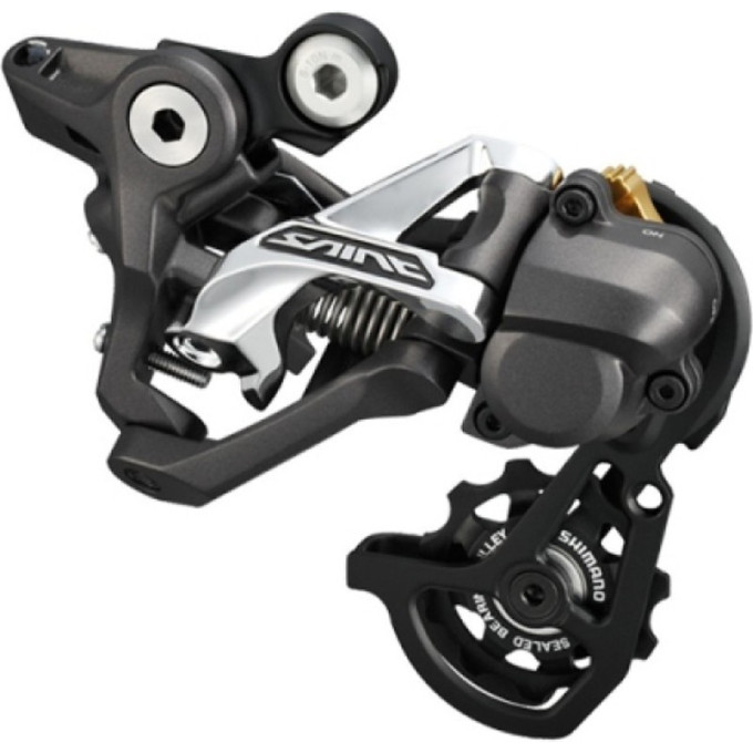 Переключатель задний SHIMANO SAINT, M820, SS, 10 СК., 11-23/11-28, ДЛЯ DH, RD+ IRDM820SS1
