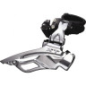 Переключатель передний SHIMANO DEORE, M4100-M, SIDE-SWING, на хомут 34,9(с адаптером 28,6/31,8), для 2x10 скоростей, угол:64- IFDM4100MX4