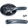 Система SHIMANO ALTUS, M2000, 170 мм, квадрат, 40/30/22T, черной с защитой, с болтами EFCM2000C002C