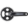 Система SHIMANO DEORE M6120-1, для 1x12 скоростей, 175мм, интегрированный вал, 32T без каретки, для CL:55мм EFCM61201EXA2