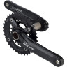 Система SHIMANO DEORE, M617, 175 мм, интегрированный вал, 36/22T без каретки, черный EFCM617EX62L
