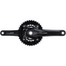 Система SHIMANO DEORE, M617, 175 мм, интегрированный вал, 36/22T без каретки, черный EFCM617EX62L