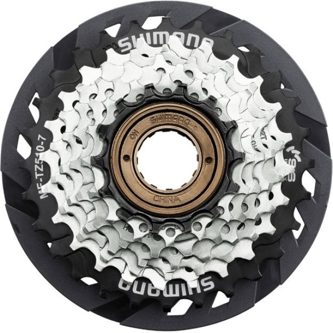 Трещотка велосипедная SHIMANO TOURNEY TZ510, 7 скоростей, 14-28T, с защитой AMFTZ5107428CP