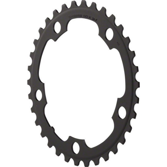 Звезда передняя SHIMANO Y-PART FC-RS500, 52T-MJ, черная, для 52-36T Y1PR98060